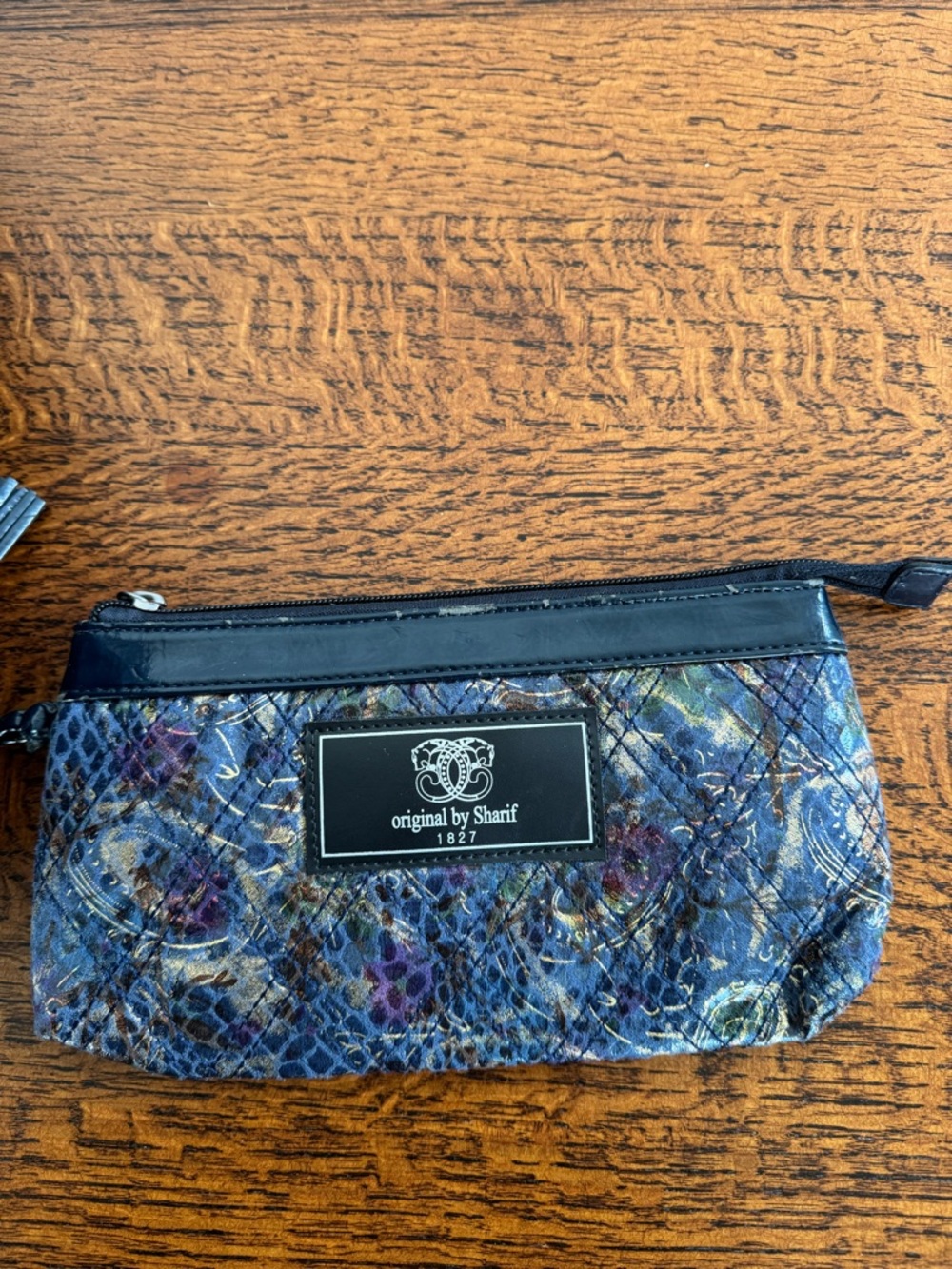 Sharif Iridescent Snakeskin Multicolor Shoulder Bag w/ Matching Pouch – Vintage - Picture 11 of 16